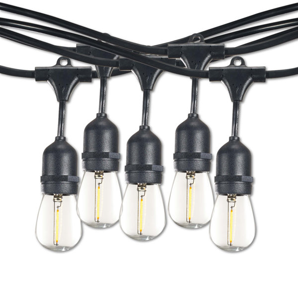 Bulbrite Industries 30ft Outdoor 12 Bulb Standard LED String Light